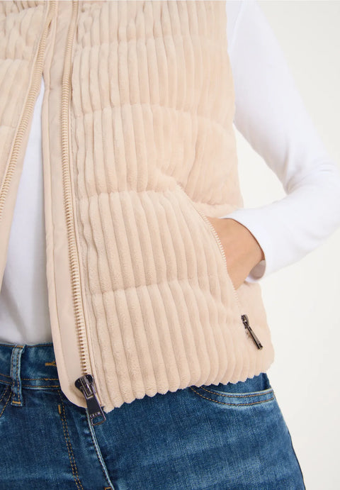 Cecil Teddy Cord Vest