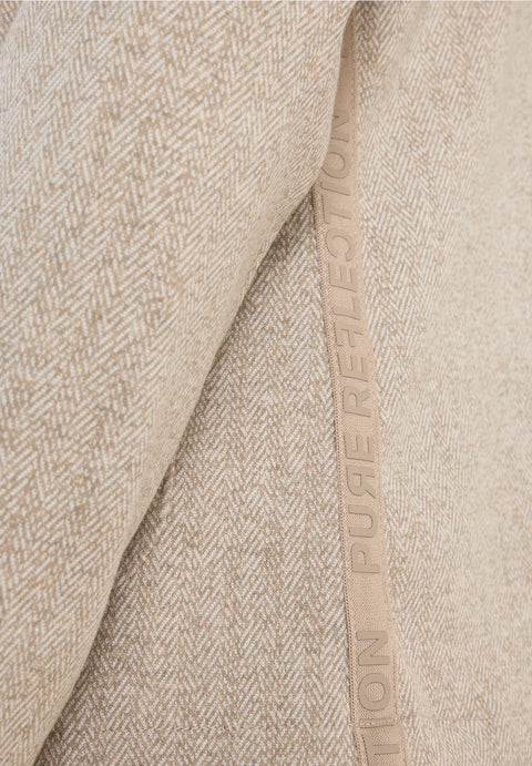 Cecil Herringbone Blazer - Creamy White