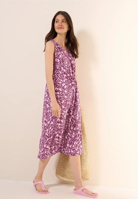 Cecil Patterned Midi Dress - Cherry Blossom