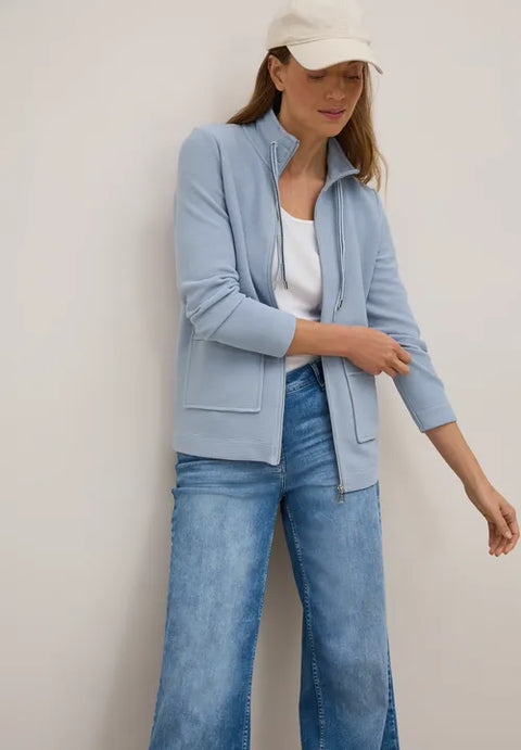 Cecil Ottoman Lightweight Jacket - blue