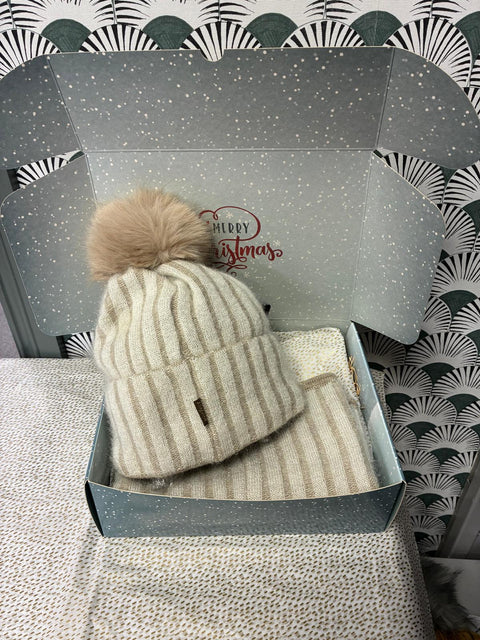 Paula Gift Box - Hat & Snood Set
