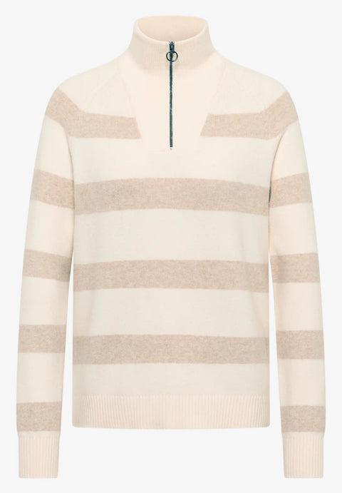 Cecil  Striped Knit - Desert Beige