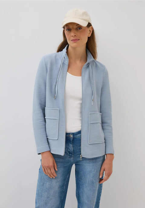 Cecil Ottoman Lightweight Jacket - blue