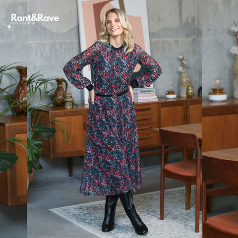 Rant & Rave Gwyneth Dress - Teal
