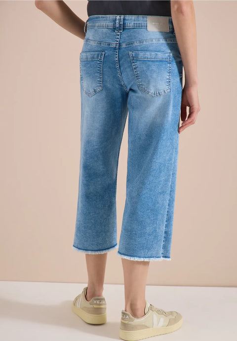 Cecil Neele 3/4 Length Wide Leg Jeans