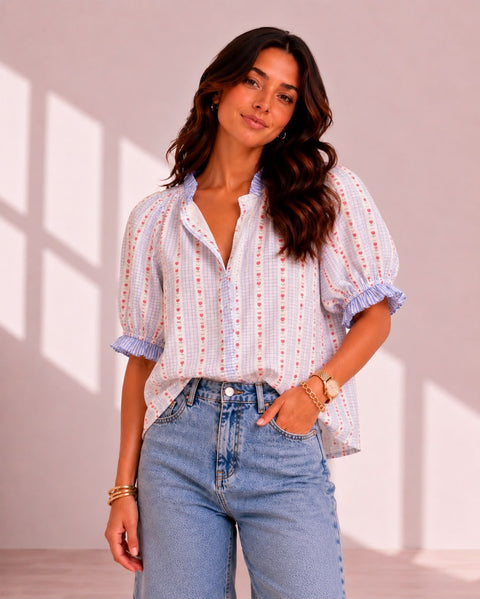 Kyla Ava Cotton Top