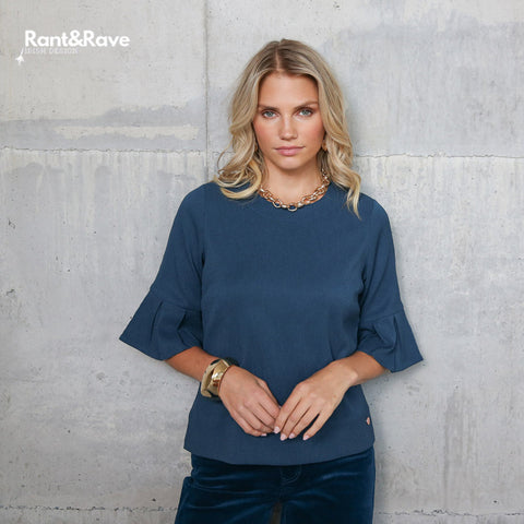 Rant & Rave Lin Top - Teal
