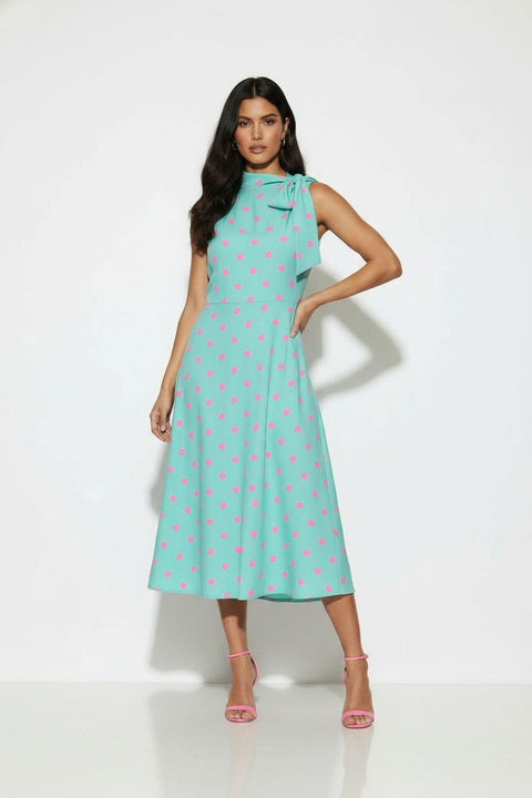 Marc Angelo Alice Polka Dot Neck Tie (Mint)