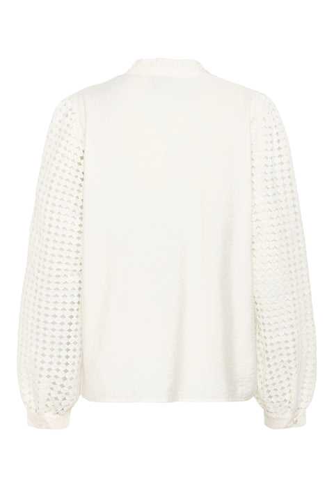 Kaffe Katuelle Blouse - Chalk