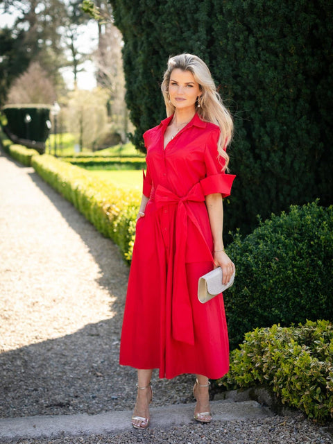 Kate & Pippa Whitney Dress - Red