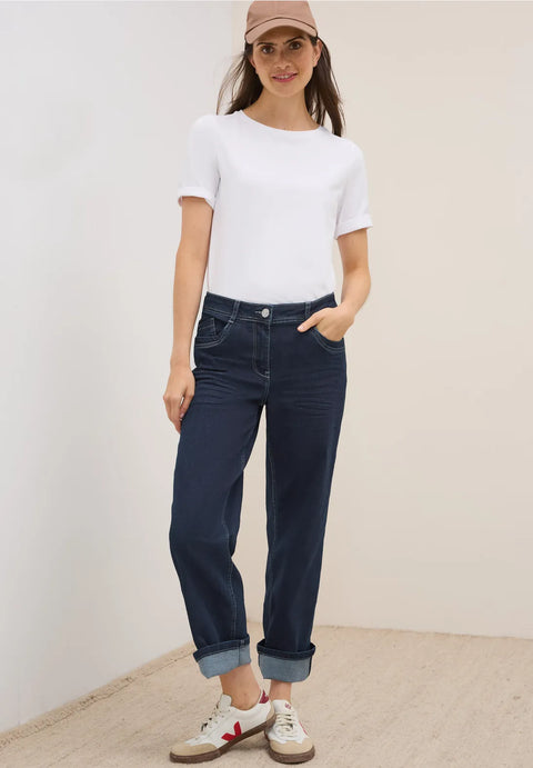 Cecil Neele Straight Rinsed Jeans - Navy