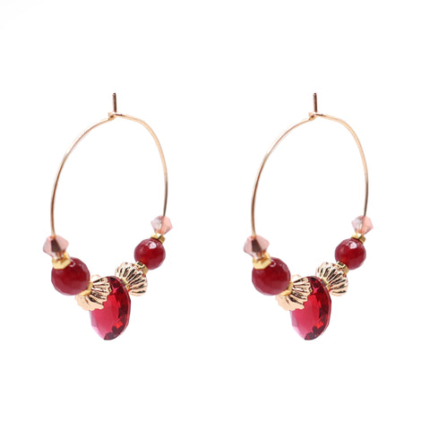 K Kajoux Fiora Drop Hoops
