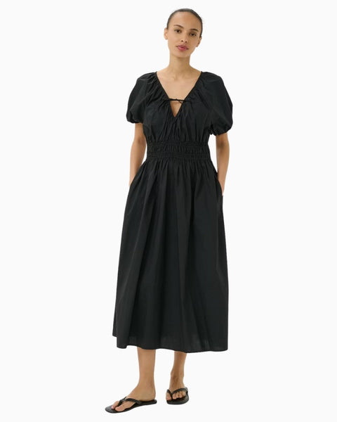 Part Two Bodilla Cotton Dress - Black