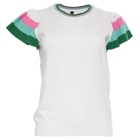 Rant & Rave Renee Knit Top - White