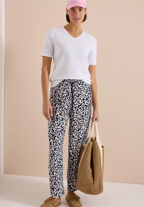 Cecil Neele Leopard Print Pants