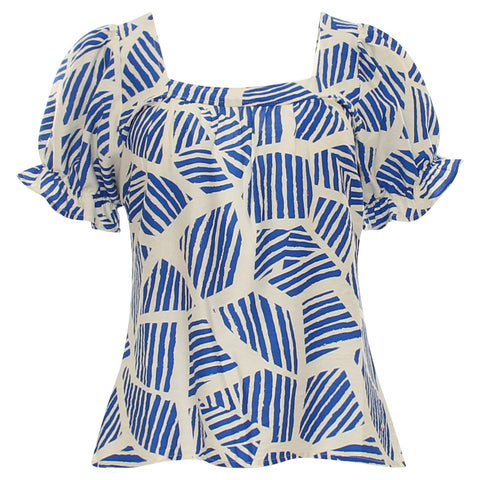 Rant & Rave Dolly Top Blue