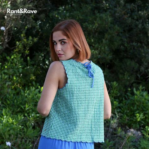 Rant & Rave Alex Top - Blue