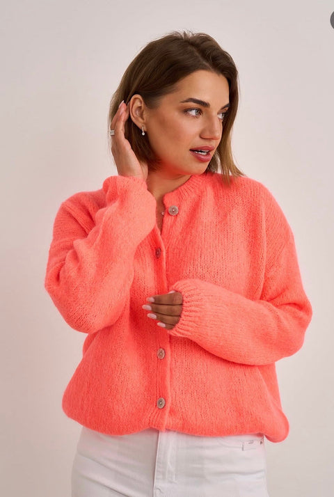 Cardigan Neon Orange