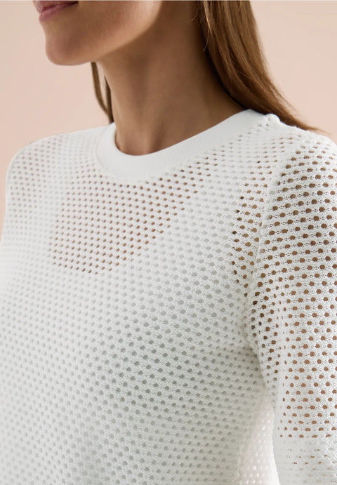 Cecil T-Shirt Knit - White