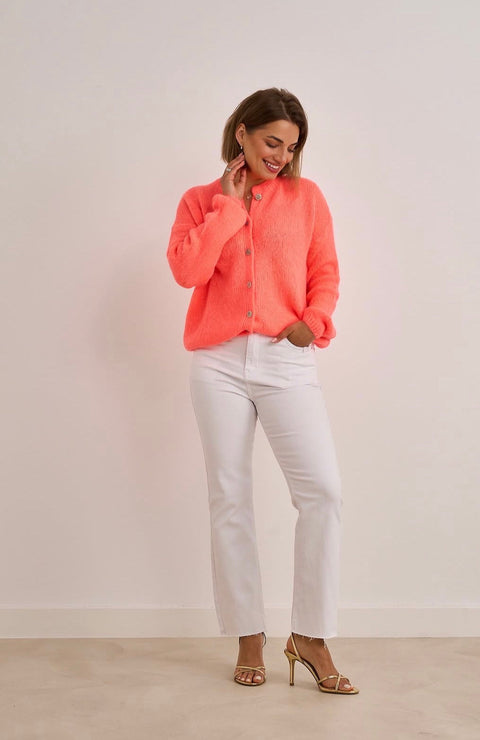 Cardigan Neon Orange
