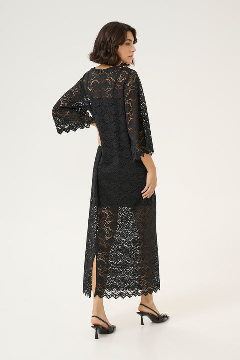 Kaffe Black Lace Dress