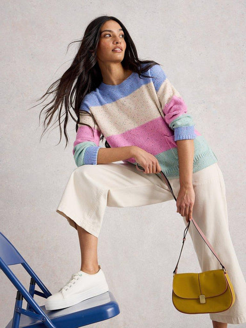 White Stuff Victoria Striped Jumper