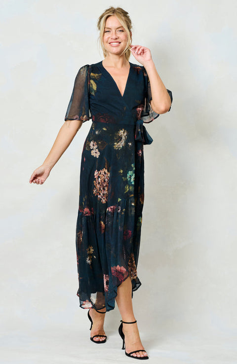 Hope & Ivy Abby Dress - colour baroque blooms