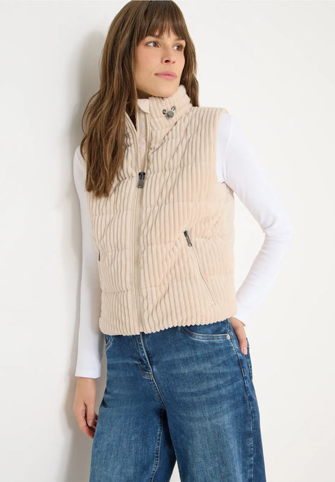 Cecil Teddy Cord Vest