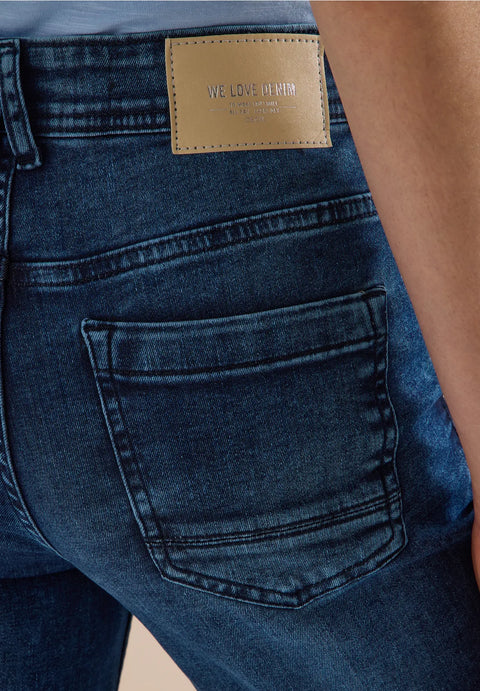 Cecil Toronto Bootcut - Dark Blue Wash