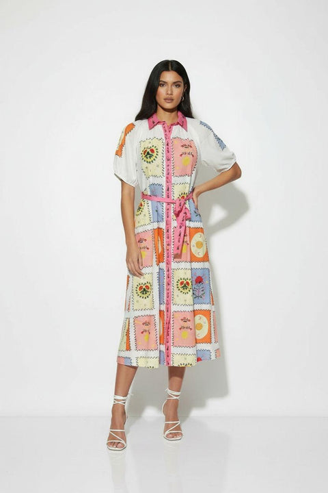 Marc Angelo Kim Print Dress