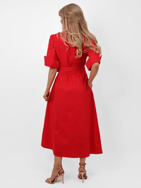 Kate & Pippa Whitney Dress - Red