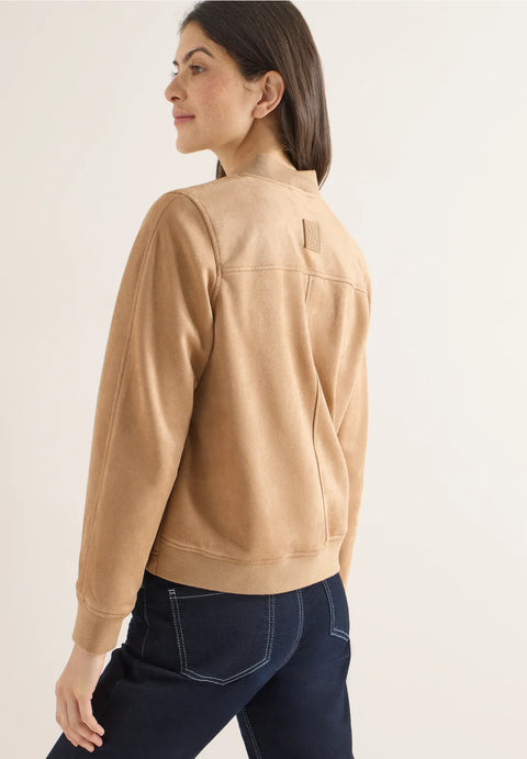 Cecil Velour Jacket - Golden Camel