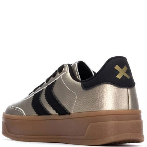 Xti Women's Laced Trainer - Gold