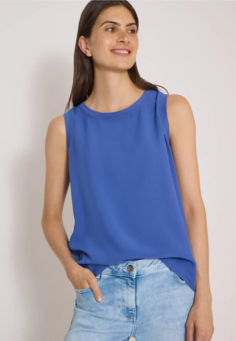 Cecil Solid Top - Blue