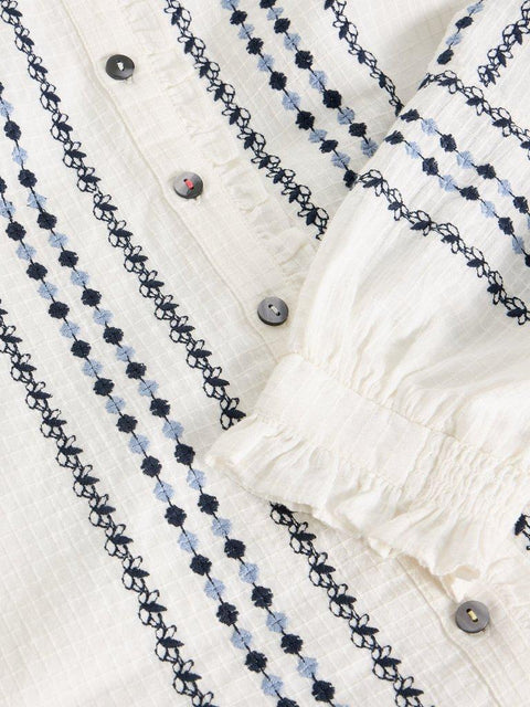 White Stuff Naomi Embroidered Blouse