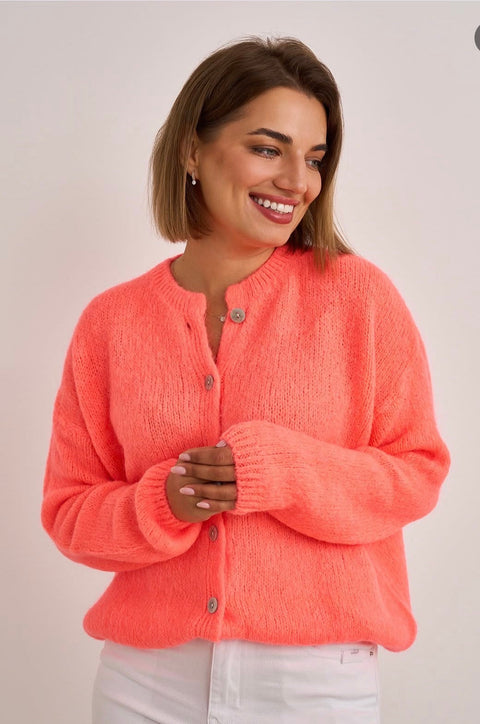 Cardigan Neon Orange