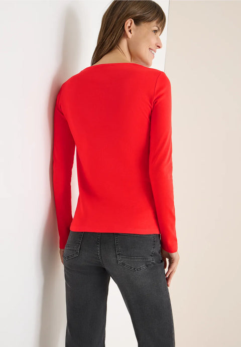 Cecil Basic Top -Pumpkin Orange