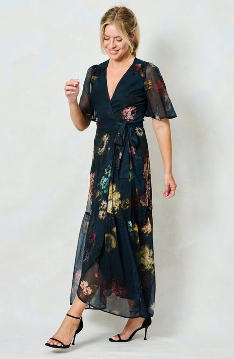 Hope & Ivy Abby Dress - colour baroque blooms