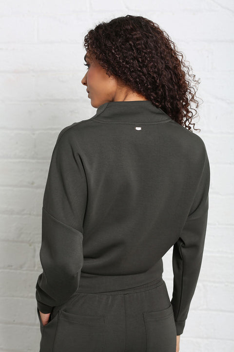 Relax & Renew Sable Cowl Neck - Khacki