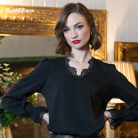 Rant & Rave Oakley Top - Black