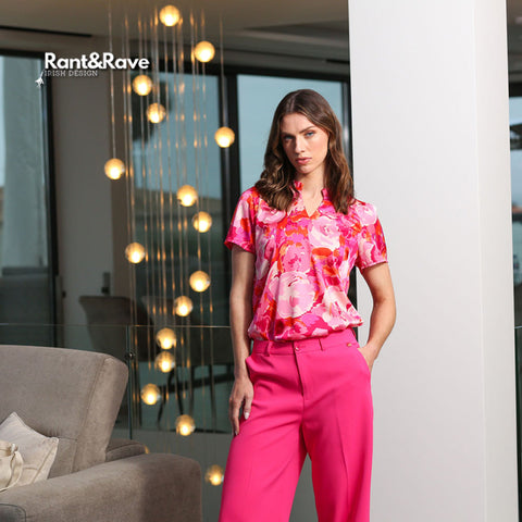 Rant & Rave Blakely Top - Pink