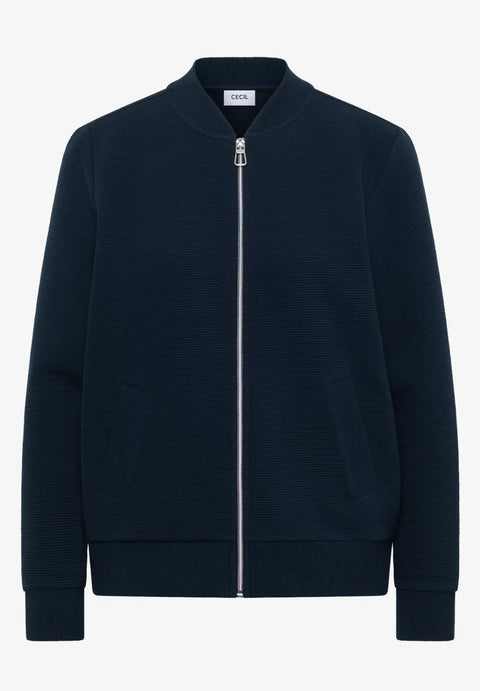 Cecil Ottoman Pipping Jacket - Universal Blue