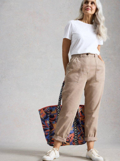 White Stuff Twister Jean in Light Natural (Size Down)
