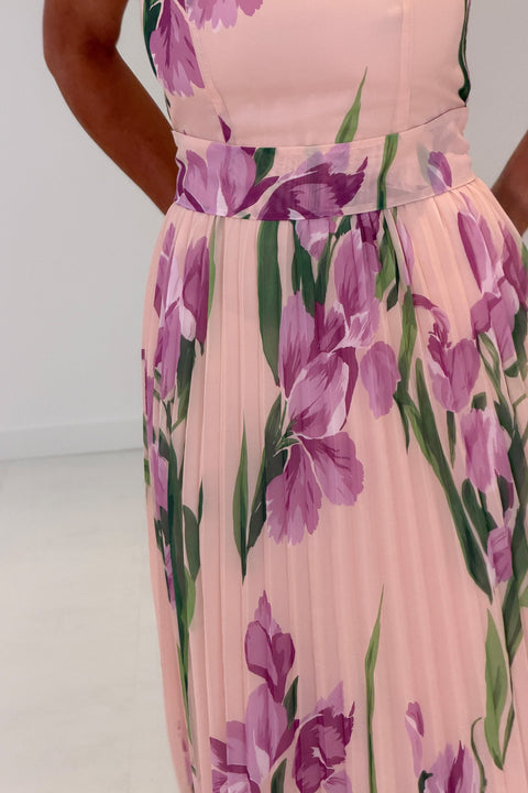 Girl in Mind Lola Floral Print Midi Dress