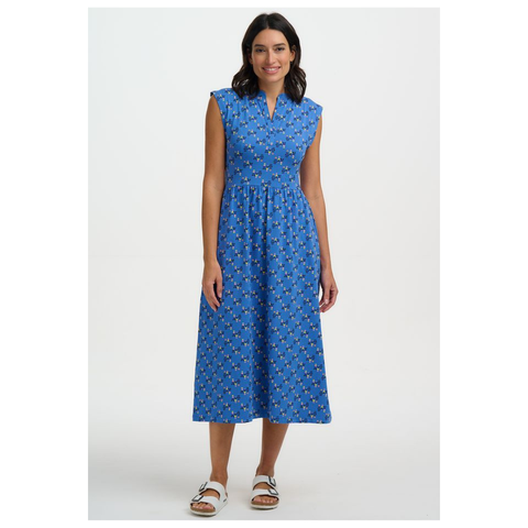 Sugarhill Nina Jersey Midi Dress - Blue