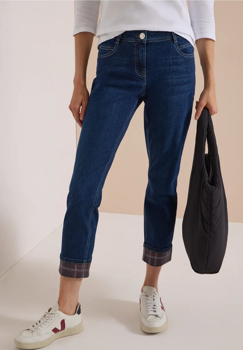 Cecil Scarlett Jeans with turn up detail