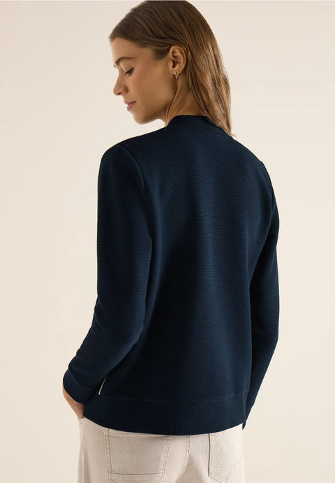Cecil Ottoman Pipping Jacket - Universal Blue