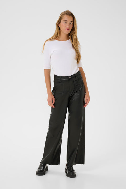 Kaffe Kamikka PU Leather Jeans