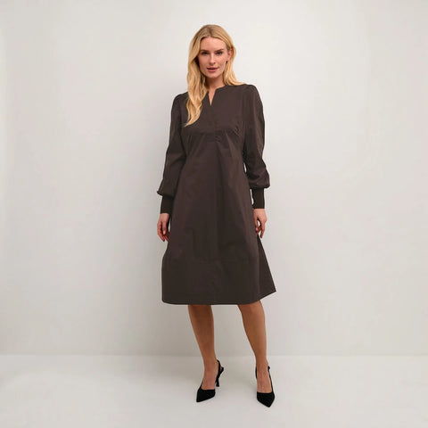 Culture Antoinette Dress - chocolate