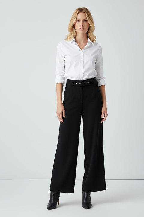 Marc Angelo Black Trousers with Belt